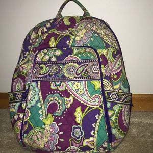 Retired Purple Print Vera Bradley backpack!